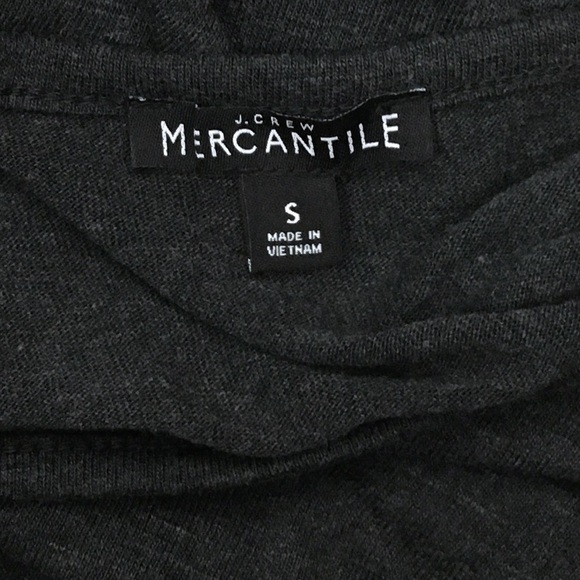 J CREW Mercantile Top Blouse Mixed Media Dots Long Sleeve Minimalist Size Small - Picture 7 of 10